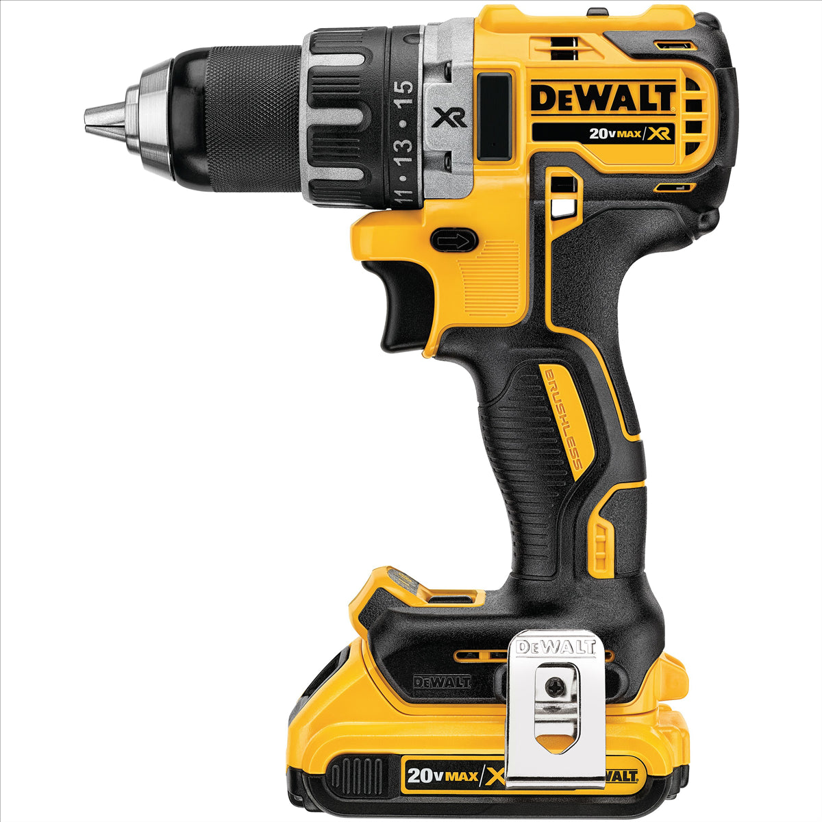 20V Brushless Drill / Driver w/ (2) 2. - DCD791D2